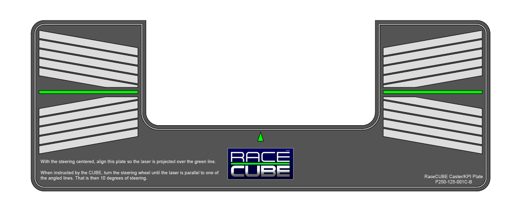 Caster plate RACECUBE