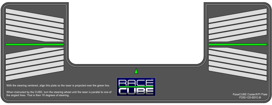 RACECUBE caster measurement