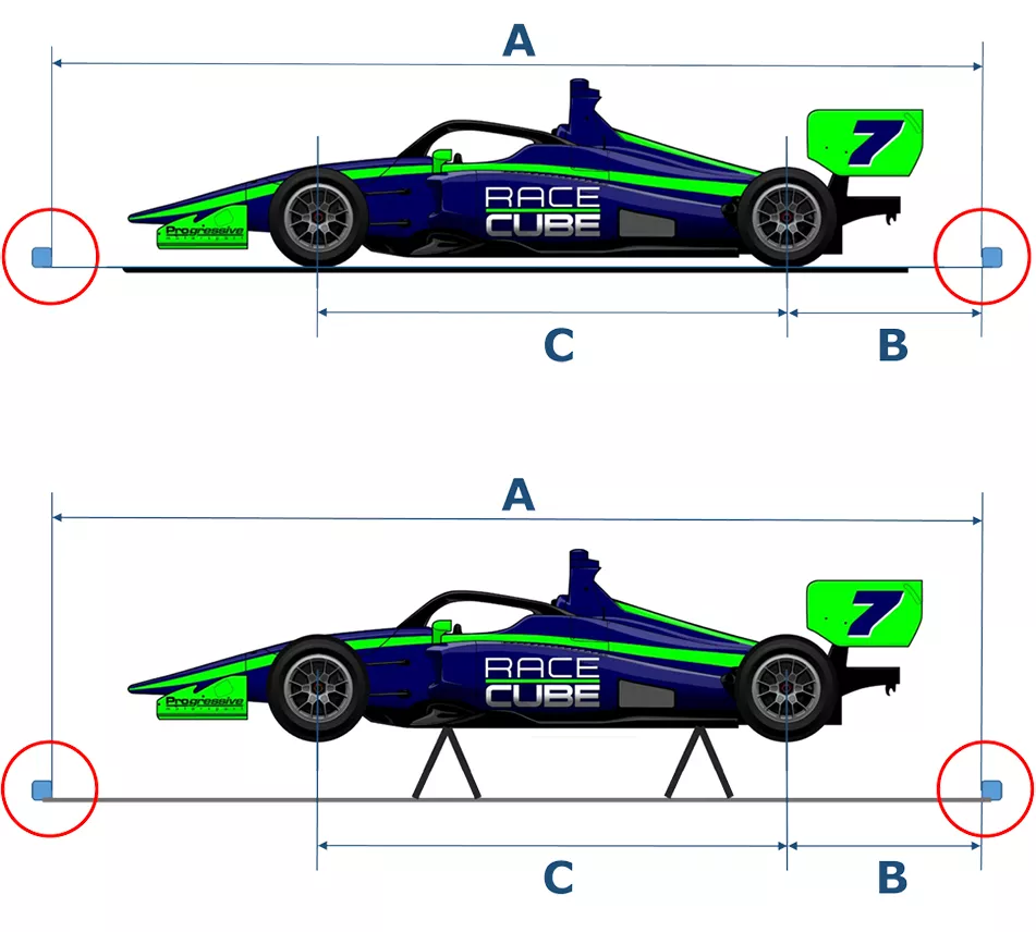 RACECUBE toe and alignment adjustment