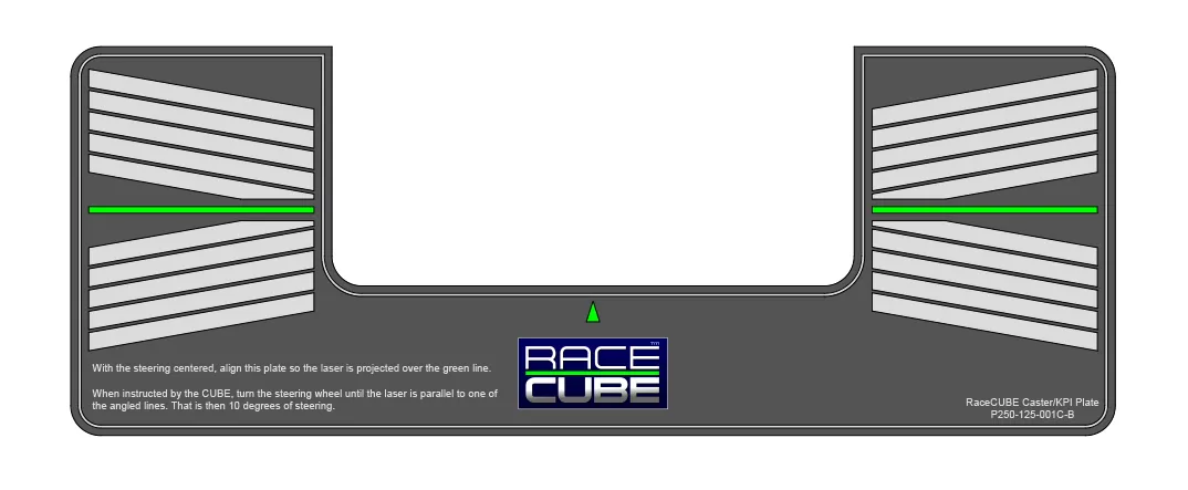 Caster plate RACECUBE